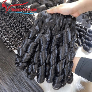 Extensiones de Cabello Humano Virgen Vietnamita Rizado y Voluminoso de Primera Calidad, Doble Trama a Máquina, Listas para Enviar - Product Image 5