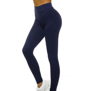 Leggings de sport pour femme de haute qualité, taille haute, effet sculptant, durables, en Spandex/Polyester, avec cordon de serrage - Product Image 3