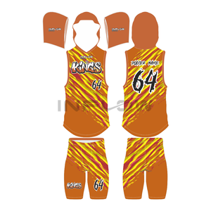 Nouveau design respirant, maillot et short de football américain 7v7 par sublimation pour jeunes, service OEM, uniformes 7 contre 7, maillot de football - Product Image 1