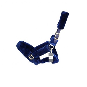 Cabestro acolchado de piel de nailon para caballos Todas las tallas Cabestro de visón para caballos - Product Image 1