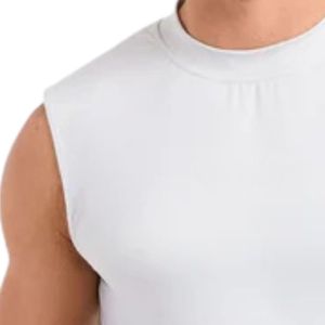<b>Men</b>’s Sleeveless Fitness Tank Top Lightweight Breathable <b>Sports</b> Shirt Cotton Gym <b>Vest</b> Casual Summer Running Workout Clothing - Product Image 5