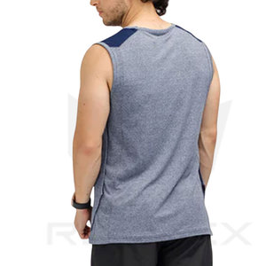 เสื้อกล้ามออกกำลังกายผู้ชายคุณภาพสูงขายดี แห้งเร็ว ระบายอากาศได้ดี - Product Image 4