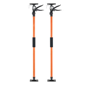 Confezione da 2 Aste di Supporto Telescopiche in Acciaio da 116-290 cm, Sistema di Supporto Regolabile a Terza Mano per Armadietti e Ponteggi, Capacità 70 kg - Product Image 4