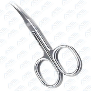 Tijeras para uñas de dedos y dedos de los pies, punta de flecha curva súper afilada de 3,5 pulgadas, tijeras de manicura y cutícula de acero inoxidable para precisión - Product Image 3