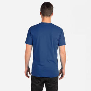 T-shirt respirant de qualité supérieure pour homme, coupe ajustée, col rond, manches courtes, CVC, N6410 - Product Image 4