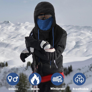 Cagoule polaire d'hiver intégrale coupe-vent pour le ski, cache-cou avec pince nasale dissimulée, unisexe, pour activités de plein air, vente en gros, OEM disponible - Product Image 3