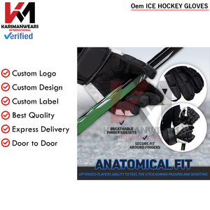Guantes de Hockey sobre Hielo OEM, Duraderos y Protectores, para Entrenamiento y Partidos, Suministro al por Mayor - Product Image 5