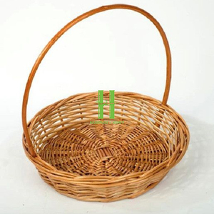 MUST-HAVING Multi Purpose Rattan <b>Wicker</b> <b>Basket</b> Handmade Storage Organizer with <b>Handles</b> for Picnic and Home Decor - Product Image 2