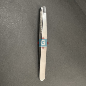 Pince à épiler professionnelle de précision ergonomique en acier inoxydable à pointe inclinée et pointue, couleur personnalisable, pour artiste maquilleur - Product Image 4