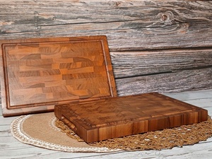 Teak End-Grain Cutting <b>Board</b> Durable Kitchen <b>Tools</b> for Kitchen | Wooden Cutting <b>Board</b> Wholesale Supplier from Vietnam - Product Image 5