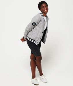 Wholesale Women's Custom Varsity Letterman Jacket Premium Quality College Baseball Bomber <b>Coat</b> Casual Streetwear OEM Apparel - Product Image 5