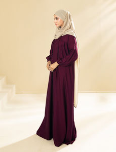 Abaya musulmane de prière en gros, dernière collection, couleur unie avec poches, vêtements islamiques de qualité supérieure pour femmes - Product Image 4