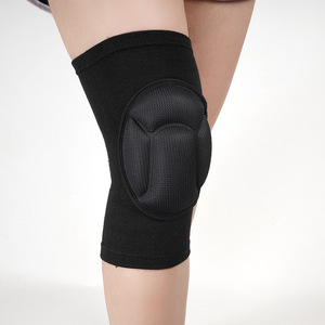 Genouillères élastiques rembourrées en éponge de polyester anti-collision, protection pour moto, sports et travail - Product Image 2