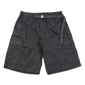 Shorts cargo décontractés pour hommes, pour la randonnée en plein air, coupe droite, couleur kaki, fabriqués en usine au Pakistan. - Product Image 6
