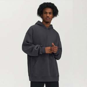 H5454 Fabricante de Ropa para Hombre en Guangzhou, Venta al Por Mayor de Sudaderas Personalizadas con Forro Polar de Mezcla de Algodón de 380 Gsm - Product Image 5