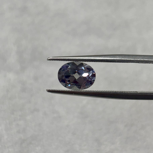 Pierre précieuse Alexandrite à changement de couleur, ovale, cultivée en laboratoire, taille facettes, jeu de couleurs irisées, effet feu, 10x8mm à 12x16mm, pour bijoux - Product Image 4