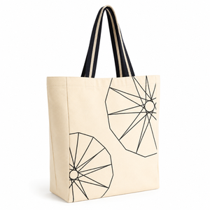 Bolsa de Tela de Algodón Personalizada, 300 GSM, con Estampado de Telaraña, Reforzada, Reutilizable, para Compras, Promocional, al por Mayor, OEM, Marca Privada, a Granel - Product Image 3