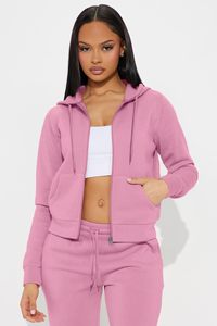 Conjunto de Top Corto con Capucha de Terciopelo y Pantalones Jogger para Mujer, Cierre Frontal Completo, Color Sólido, Chándal Informal para Todas las Temporadas - Product Image 3