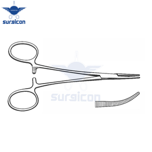 Pinzas Micro Halsted de 12.5 cm (5 Pulgadas), Curvas, Extra Delicadas, de Acero Inoxidable Premium, Hemostáticas, para Microcirugía Plástica - Product Image 4