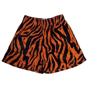 men's quick dry leopard print mesh pants quarter beach board shorts mini trouser custom design 100% polyester - Product Image 6