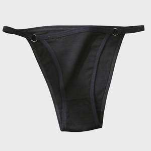 Tanga de cintura baja de color liso para mujer, sexy, acanalada, para uso diario, ropa interior femenina de moda económica - Product Image 6