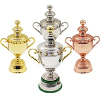 Nouveau design de trophée en métal sur mesure, médaille de championnat créative pour le basketball et le football, trophée personnalisé