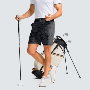 Pantalones cortos de golf para hombre, ajuste informal, tela elástica, transpirable, cómodo, para deportes al aire libre, ropa de verano, superventas - Product Image 6