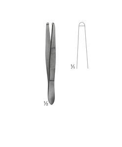 แหนบคุณภาพสูงขนาด 85 มม. ทำจากสแตนเลสสตีล สำหรับงานผ่าตัดจักษุ แหนบความแม่นยำสูง สำหรับถอนขนตา - Product Image 1