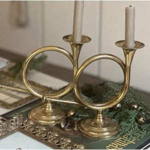 Brass Angel Wing Candlestick Holder <b>Tapered</b> Shape Customizable Designs Table Decorative <b>Candle</b> Stand For Christmas - Product Image 6