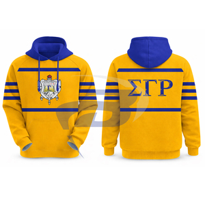 เสื้อฮู้ดดี้โอเวอร์ไซส์ Sigma Gamma Rho SGR Sorority แบบเรียบง่าย ไซส์พลัส ระบายอากาศได้ดี ผ้าไม่ยับ สไตล์สตรีทแวร์ สำหรับฤดูใบไม้ร่วง ทันสมัย - Product Image 3