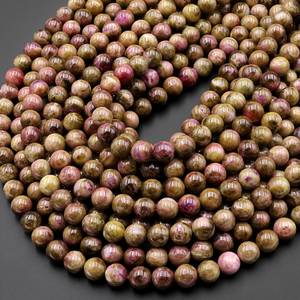 Cuentas de Turmalina Rosa Natural, Lisas, de 15.5 Pulgadas, para Joyería, Certificadas por IGI, Color Rosa, ZUBEDA GEMS JEWELLRY - Product Image 6