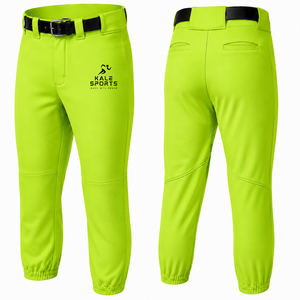 Pantalon de baseball pour adulte de haute qualité 100% polyester, taille plus, respirant, imperméable, écologique, séchage rapide, couleur personnalisée, sport - Product Image 4