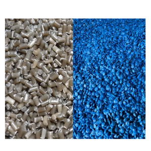เม็ดพลาสติก HDPE รีไซเคิลคุณภาพสูง สีฟ้าชา สำหรับการผลิตถุงบรรจุภัณฑ์ แผ่นฟิล์ม และวัสดุบุภายใน - Product Image 1