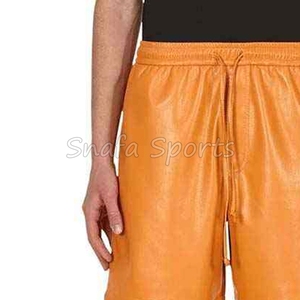 กางเกงขาสั้นหนังสำหรับผู้ชายกางเกงขาสั้นหนังน้ำหนักเบาสำหรับผู้ชายกางเกงขาสั้นหนังสำหรับฤดูร้อน - Product Image 5