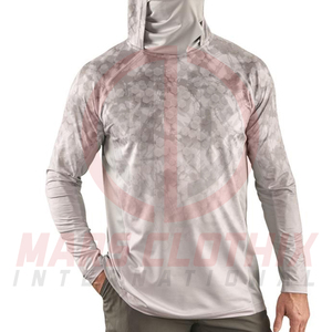 Sudadera de Pesca Transpirable con Estampado Digital Personalizado para Hombre, Sudadera de Pesca con Diseño de Camuflaje por Sublimación Personalizada para Hombre - Product Image 6