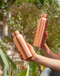 <b>Copper</b> Water <b>Bottle</b> Cultural Wellness <b>Drinking</b> <b>Bottle</b> Inspired by Traditional Healthy Living and Daily Hydration - Product Image 4