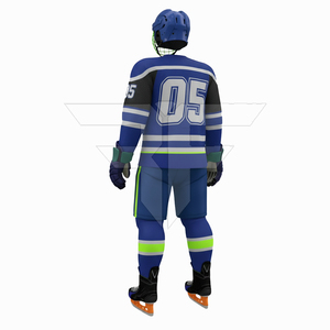 Uniforme de hockey au design unique, grande taille, uniforme de hockey sur glace personnalisé pour hommes, nouveaux uniformes de hockey sur glace de haute qualité en gros - Product Image 3