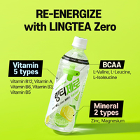 Lingtea Zero Sabor Limón Lima 500mL Bebida Hidratante Sin Azúcar Cero Calorías Bebida Electrolítica Recuperación Diaria Caja Hecho en Corea