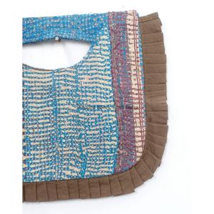 Handmade Vintage Lady messenger Hand Bag Suzani Embroidery Handmade Kantha Fabric Cotton Lining Exhibition Use - Product Image 2