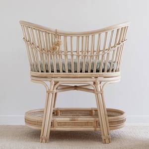 Adorables cunas de bebé hechas a mano, camas para bebés de menor costo producidas en Vietnam, cunas de ratán. - Product Image 5