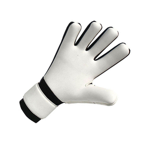 Football Goalkeeper Gloves Full Finger PU Leather Non-Slip Breathable Adjustable Wrist <b>Strap</b> Hook Loop Closure Silicone Printed - Product Image 5