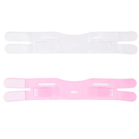 Soutien facial en silicone en V, lifting flexible de la mâchoire et des joues, haute élasticité, réglable, enveloppant, sangle réutilisable, masque de soin liftant