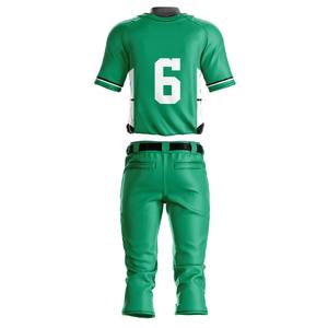 Uniformes de Béisbol Personalizados al por Mayor de Alta Calidad, Ropa Deportiva Transpirable de Secado Rápido, Uniforme de Entrenamiento 100% Poliéster - Product Image 5