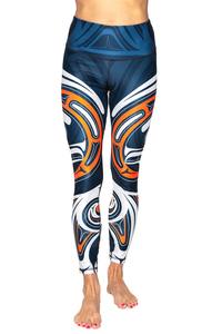 Custom Fashion Women Yoga Sets Breathable Anti-Bacterial <b>Pocket</b> Design Long Sleeve Gold Zip-Up High Waist <b>Legging</b> - Product Image 2