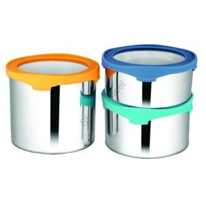 ถังสเตนเลสสตีลพร้อมฝาปิดสุญญากาศพร้อมฝาปิดสุญญากาศถังเก็บเหล็กทนทาน - Product Image 1