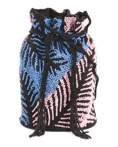 Sac Potli Royal Fait Main en Coton Brodé de Perles, Pochette de Soirée de Luxe Indienne pour Mariage Nuptial avec Cordon de Serrage pour Femme - Product Image 2