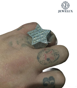 Best Quality Elegant Fashion <b>Ring</b> Unisex Luxury Jewelry IGI Certified <b>925</b> <b>Silver</b> 18K Gold Plated Wedding Engagement Gift Best - Product Image 4