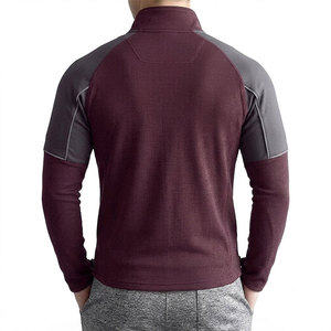 Chaqueta de tela elástica para hombre, material de mezcla de poliéster resistente a la decoloración, control de humedad, impermeable y transpirable. - Product Image 2