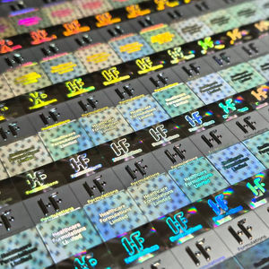 Hologramas de Seguridad Plateados Personalizables, Anti-Falsificación, a Prueba de Manipulación, Resistentes al Agua, con Formas Personalizadas Disponibles - Product Image 1