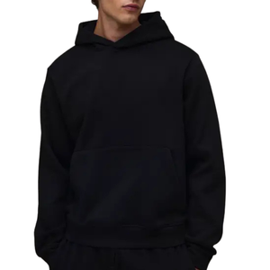 Sudadera con Capucha de Corte Recto para Hombre OEM, Frente Liso, Silueta Holgada, Moda Urbana Moderna, Proveedor de Ropa Personalizada - Product Image 5